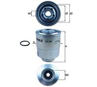 MAHLE ORIGINAL KC 256D Filtro carburante