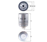 KNECHT KC 51 Filtro carburante per CITROËN,FIAT,INNOCENTI,NISSAN,PEUGEOT,RENAULT