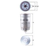 Filtro carburante MAHLE KNECHT KC 80