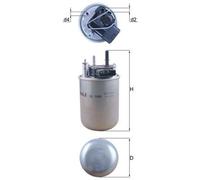 KNECHT KL 1048 Filtro carburante per NISSAN