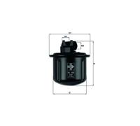 KNECHT KL 108 Filtro carburante per HONDA,ROVER