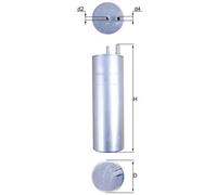 KNECHT KL 229/5 Filtro carburante per VW