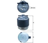 MAHLE ORIGINAL KL 440/41 Filtro carburante