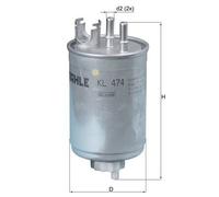 KNECHT KL 474 Filtro carburante per FIAT