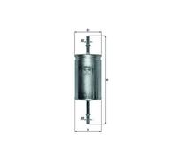 KNECHT KL 559 Filtro carburante per FORD,MAZDA,VOLVO