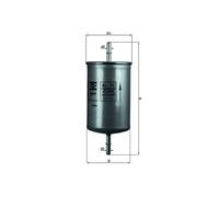 KNECHT KL 71 Filtro carburante per INDIGO,VOLVO