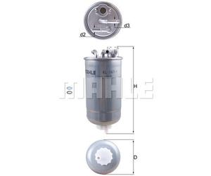 KNECHT KL1471D - Filtro carburante