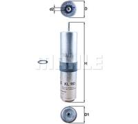 Mahle Original (Knecht) Filtro carburante KL 983D per BMW X1 (F48)