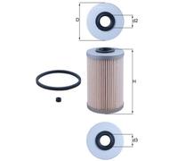 Filtro carburante MAHLE KNECHT KX 204D