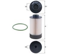 MAHLE ORIGINAL KX 340D Filtro carburante