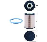 KNECHT KX 393D Filtro carburante per FORD,VOLVO