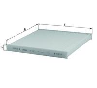 KNECHT LA 107 Filtro, Aria abitacolo per VOLVO