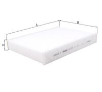 Filtro cabina KNECHT LA 1173