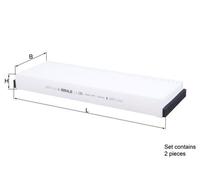 MAHLE ORIGINAL LA 239/S Filtro abitacolo