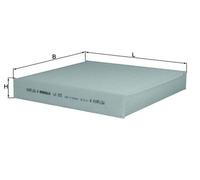 KNECHT LA 293 Filtro, Aria abitacolo per FORD,VOLVO