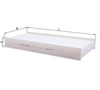 KNECHT LA 412 Filtro, Aria abitacolo per CITROËN,FIAT,PEUGEOT