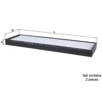 KNECHT LA 495/S Filtro, Aria abitacolo per HYUNDAI