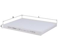 Filtro cabina KNECHT LA 587