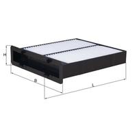 KNECHT LA 682 Filtro, Aria abitacolo per SUZUKI