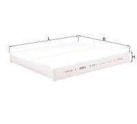 KNECHT LA 816/3 Filtro, Aria abitacolo per AUDI,NISSAN,SEAT,SKODA,VW