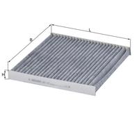 KNECHT LAK 107 Filtro, Aria abitacolo per VOLVO