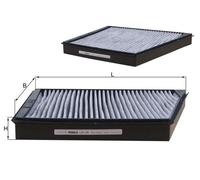 KNECHT LAK 156 Filtro, Aria abitacolo per MERCEDES-BENZ
