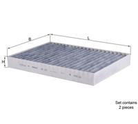 KNECHT LAK 292/S Filtro, Aria abitacolo per MERCEDES-BENZ,SSANGYONG