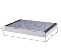 Filtro cabina KNECHT LAK 75