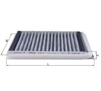 KNECHT LAK 8 Filtro, Aria abitacolo per CITROËN,PEUGEOT