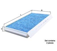KNECHT Filtro Abitacolo Carboni Attivi per BMW 7er Rolls-Royce Phantom VII