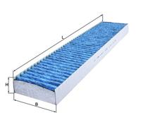 Filtro cabina KNECHT LAO 242