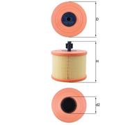 KNECHT LX 1035 Filtro aria per BMW,BMW (BRILLIANCE),TOYOTA