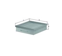 KNECHT LX 1049 Filtro aria per HONDA