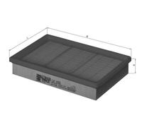 KNECHT LX 1053 Filtro aria per BMW,FIAT