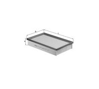 KNECHT LX 1571 Filtro aria per FORD,VOLVO