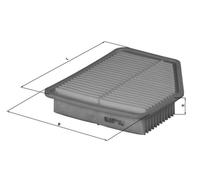 KNECHT LX 1613 Filtro aria per LEXUS,TOYOTA