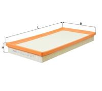 KNECHT LX 1818 Filtro aria per KIA