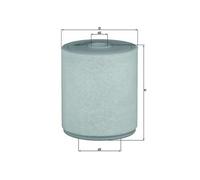 MAHLE ORIGINAL LX 2049/4 Filtro aria motore Cartuccia filtro
