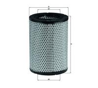 MAHLE ORIGINAL Filtro Aria LX 228 MERCEDES-BENZ,OPEL,CITROËN,SL (R107),Classe S Sedan (W116),W111 Coupe (W111),Classe S Sedan (W108, W109)