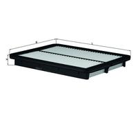 KNECHT LX 2639 Filtro aria per KIA