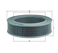 KNECHT LX 264 Filtro aria per GAZ,MERCEDES-BENZ,UAZ