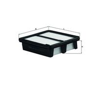 Knecht Filter Filtro aria LX 2889 per Honda Jazz III, Insight