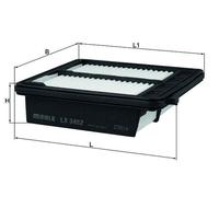 KNECHT LX 3462 Filtro aria per HONDA