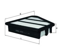 KNECHT LX 3778 Filtro aria per HONDA