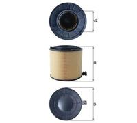 KNECHT LX 4406 Filtro aria per AUDI