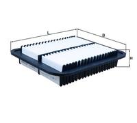 KNECHT LX 4431 Filtro aria per CITROËN,MITSUBISHI,PEUGEOT