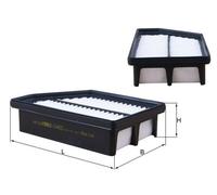 KNECHT LX 4433 Filtro aria per SSANGYONG