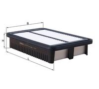 KNECHT LX 4941 Filtro aria per HYUNDAI