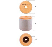 Knecht Filter Filtro aria LX4959 per AUDI A6 C8 (Avant)