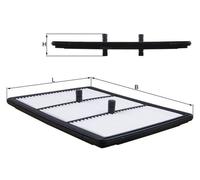 KNECHT LX 5824 Filtro aria per HYUNDAI,KIA